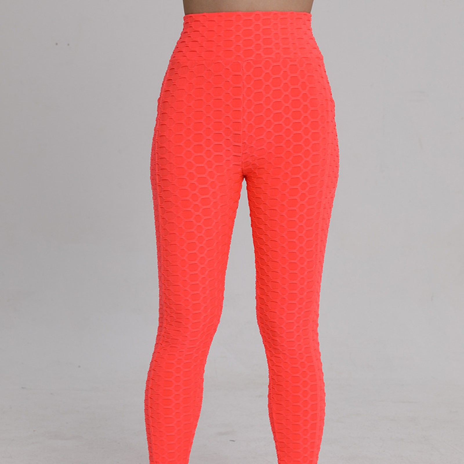 thumbnail image 4 of Pantalones de yoga de cintura alta para mujer: realzan los glúteos, leggings con bolsillos, tejido elástico, ideales para fitness/casual, tallas S-XXL, 4 of 5